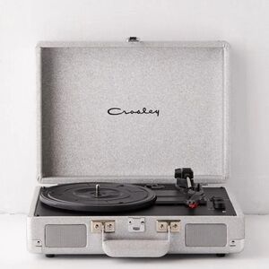 Crosley Metallic Gray Portable Turntable